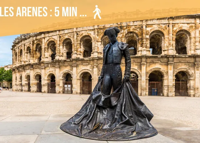 Le Vintage, Appart,hotel Particulier, Centre Maisoncarreeconciergerie Apartment Nîmes