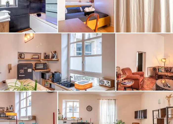 Apartment Le Vintage, Appart,hotel Particulier, Centre Maisoncarreeconciergerie